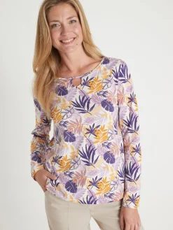 Hot Tee-shirt encolure fantaisie Femme T-Shirt