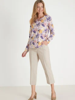 Hot Tee-shirt encolure fantaisie Femme T-Shirt