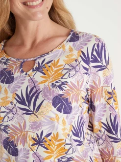 Hot Tee-shirt encolure fantaisie Femme T-Shirt