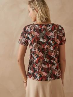 Tee-shirt encolure fantaisie Femme T-Shirt