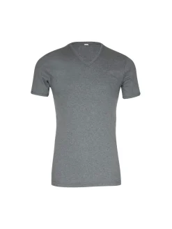 Best Tee-shirt encolure V, pur coton Homme Maillot De Corps