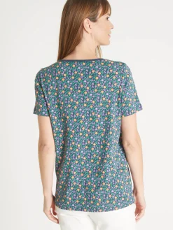 Hot Tee-shirt fantaisie pur coton Femme T-Shirt