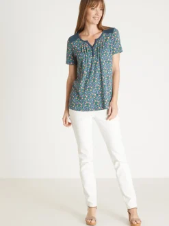 Hot Tee-shirt fantaisie pur coton Femme T-Shirt