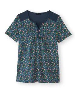 Hot Tee-shirt fantaisie pur coton Femme T-Shirt