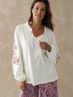 Discount Tee-shirt fantaisie pur coton Femme T-Shirt