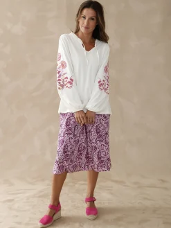 Discount Tee-shirt fantaisie pur coton Femme T-Shirt