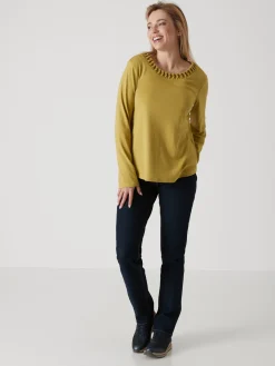 Online Tee-shirt fluide encolure fantaisie Femme T-Shirt