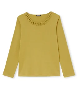 Online Tee-shirt fluide encolure fantaisie Femme T-Shirt