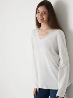 Tee-shirt maille émerisée Femme T-Shirt