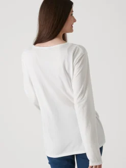 Tee-shirt maille émerisée Femme T-Shirt