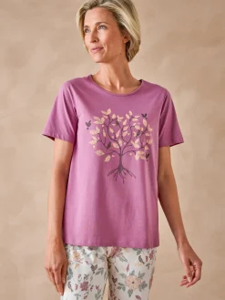 Hot Tee-shirt manches courtes maille coton Pyjama