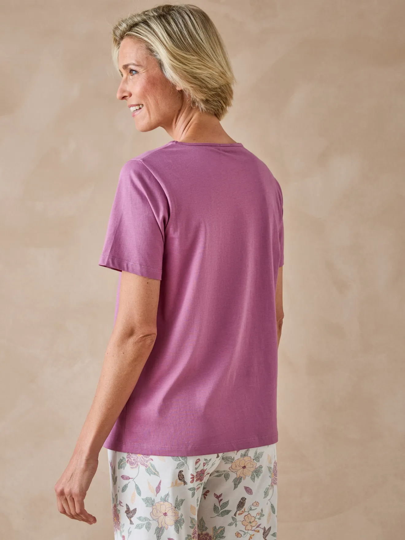 Hot Tee-shirt manches courtes maille coton Pyjama