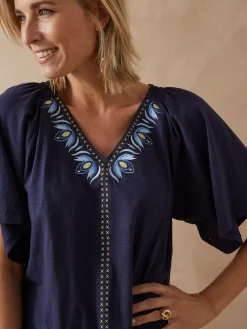 Tee-shirt manches courtes papillon Femme T-Shirt