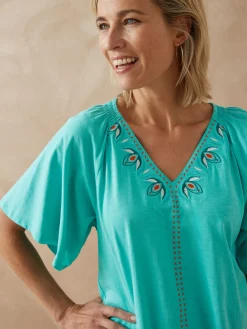 Hot Tee-shirt manches courtes papillon Femme T-Shirt