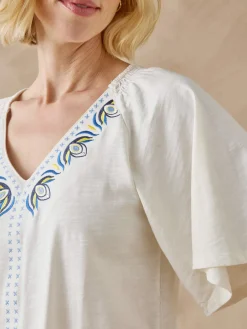 Clearance Tee-shirt manches courtes papillon Femme T-Shirt