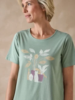 Discount Tee-shirt manches courtes maille coton Pyjama