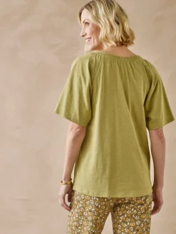 Hot Tee-shirt manches courtes papillon Femme T-Shirt