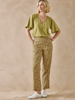 Hot Tee-shirt manches courtes papillon Femme T-Shirt