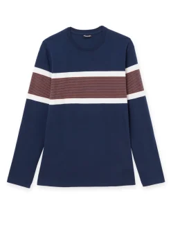 New Tee-shirt manches longues pur coton Homme T-Shirt, Polo