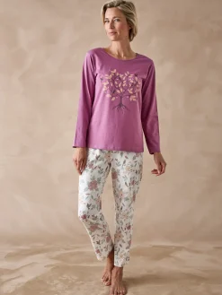 Sale Tee-shirt manches longues maille coton Pyjama