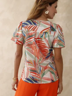 Best Tee-shirt manches papillon Femme T-Shirt