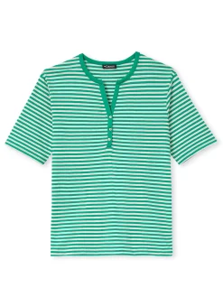 Best Tee-shirt marinière avec lin Femme T-Shirt