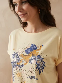 Discount Tee-shirt motif placé Femme T-Shirt