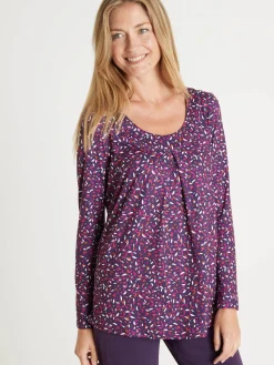 Sale Tee-shirt tunique manches longues Femme Tunique|T-Shirt