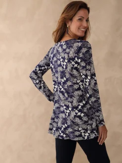 Outlet Tee-shirt tunique manches longues Femme Tunique|T-Shirt