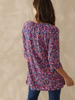 Tee-shirt tunique manches 3/4 Femme Tunique|T-Shirt