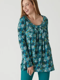 Outlet Tee-shirt tunique manches longues Femme Tunique|T-Shirt