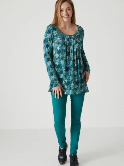 Outlet Tee-shirt tunique manches longues Femme Tunique|T-Shirt