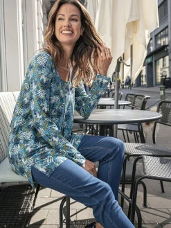 Outlet Tee-shirt tunique manches longues Femme Tunique|T-Shirt