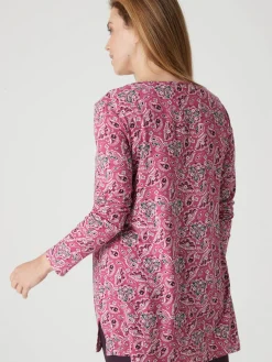 Tee-shirt tunique manches longues Femme Tunique|T-Shirt