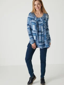 Tee-shirt tunique manches longues Femme Tunique|T-Shirt