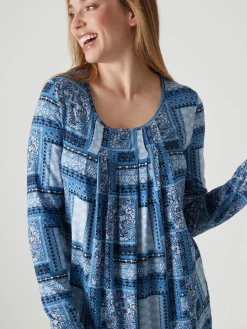 Tee-shirt tunique manches longues Femme Tunique|T-Shirt