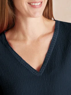 Best Tee-shirt V galon fantaisie Femme T-Shirt