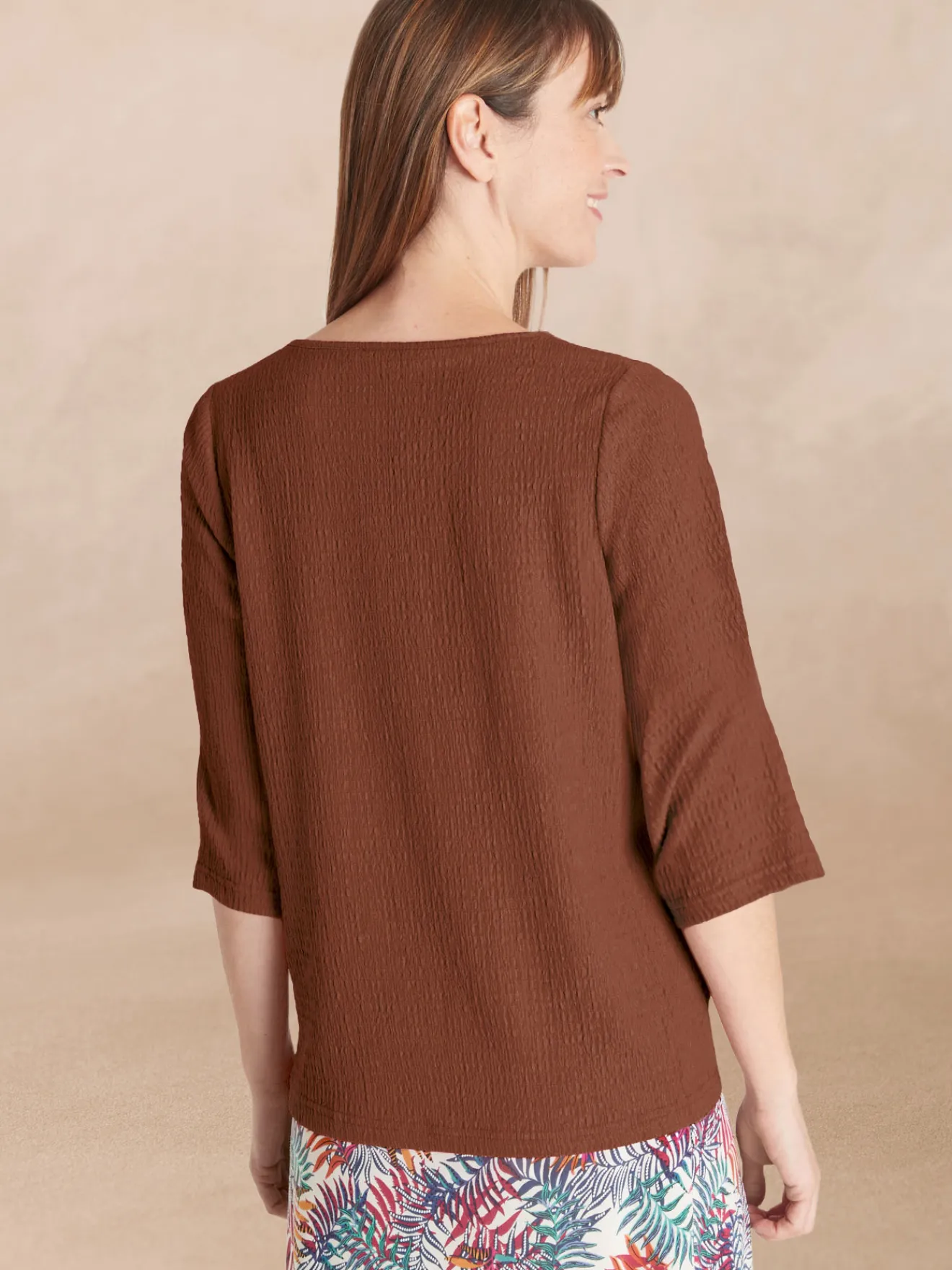 Clearance Tee-shirt V galon fantaisie Femme T-Shirt