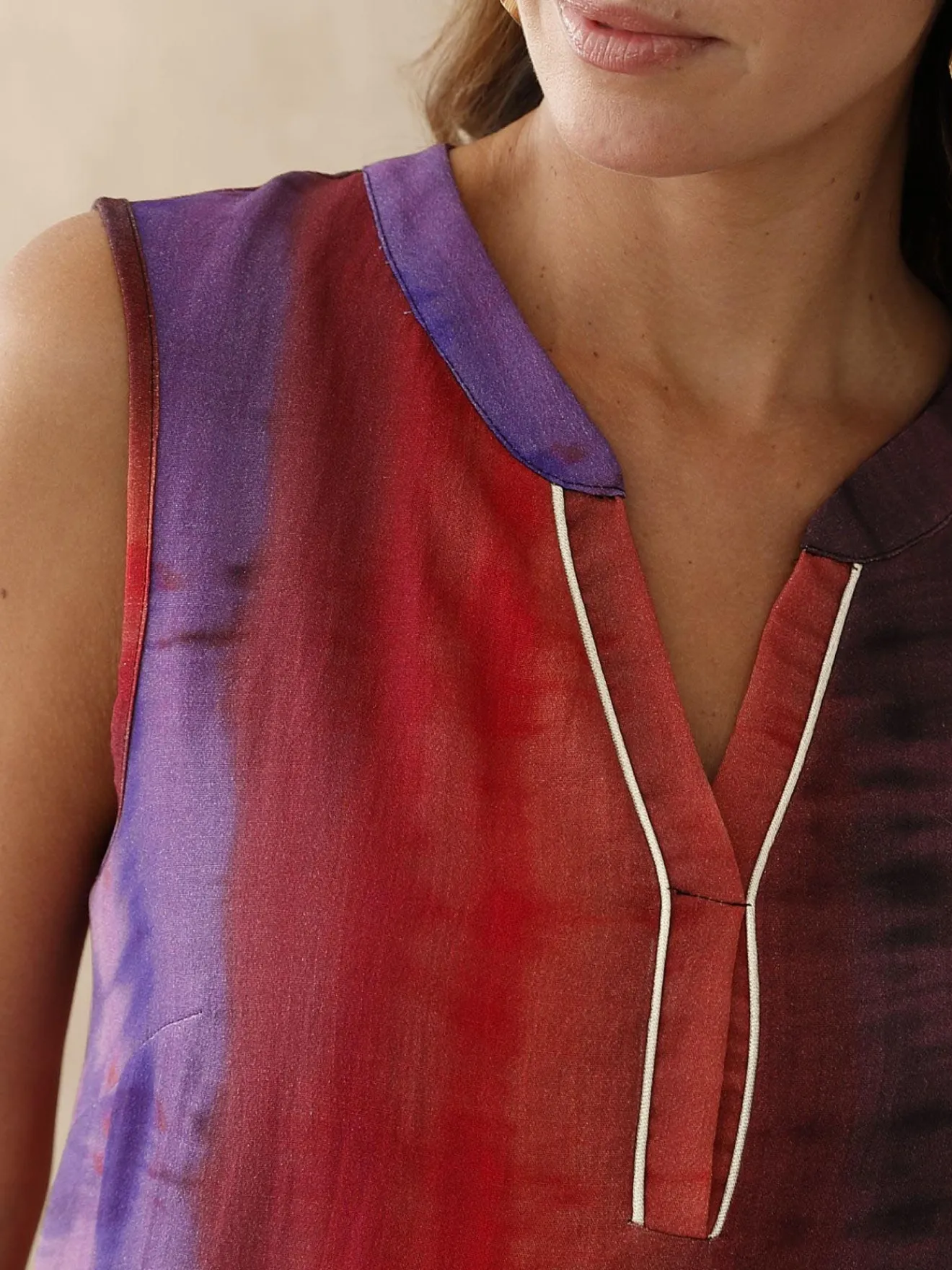 Clearance Top sans manches Femme Chemisier, Blouse