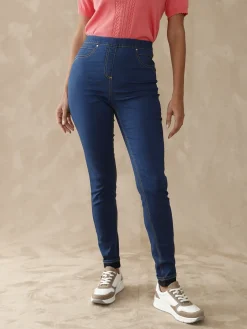 Outlet Tregging en denim Femme Jean|Pantalon