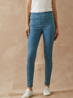 Outlet Tregging en denim Femme Jean|Pantalon