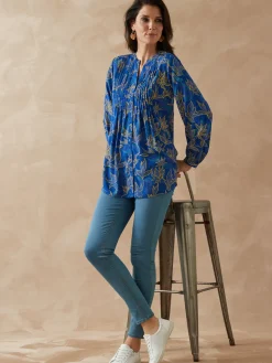 Outlet Tregging en denim Femme Jean|Pantalon