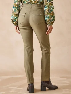 Outlet Tregging en tissu stretch Femme Pantalon