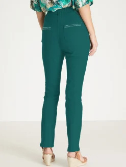 Online Tregging en tissu stretch Femme Pantalon