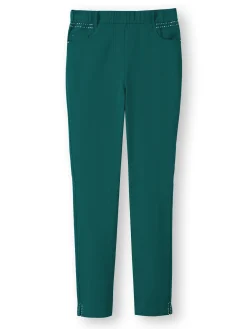 Online Tregging en tissu stretch Femme Pantalon