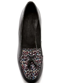 Online Trotteurs à pompons cuir demi-pointures Femme Mocassins, Sans-Gênes