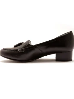 Discount Trotteurs à pompons cuir demi-pointures Femme Mocassins, Sans-Gênes