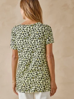 New Tunique en maille avec plis d'aisance Femme Tunique|T-Shirt