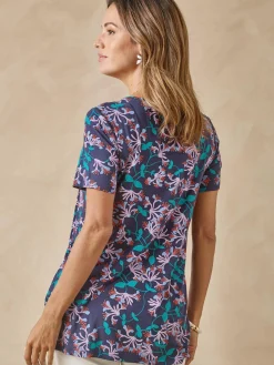 Clearance Tunique en maille avec plis d'aisance Femme Tunique|T-Shirt