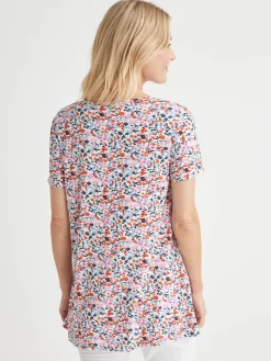 Hot Tunique en maille avec plis d'aisance Femme Tunique|T-Shirt